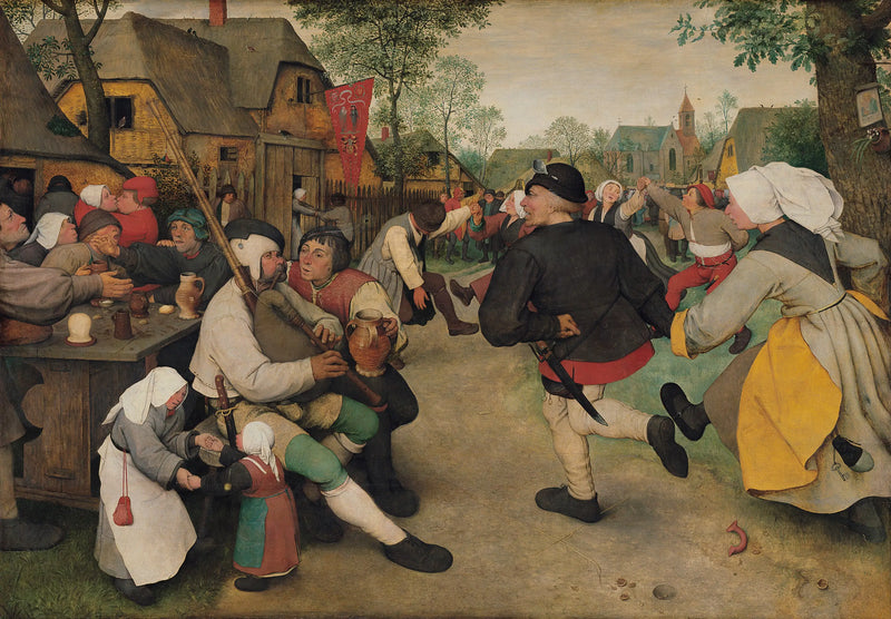 The Dance of Peasants - Pieter Brueghel the Elder