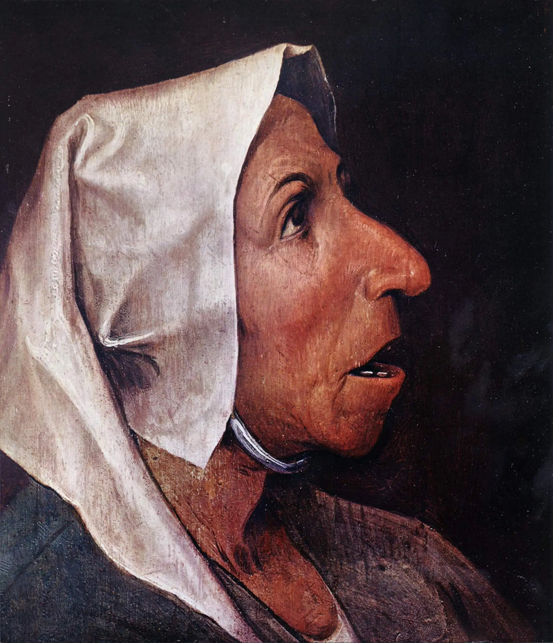 Peasant Woman's Head - Pieter Brueghel the Elder