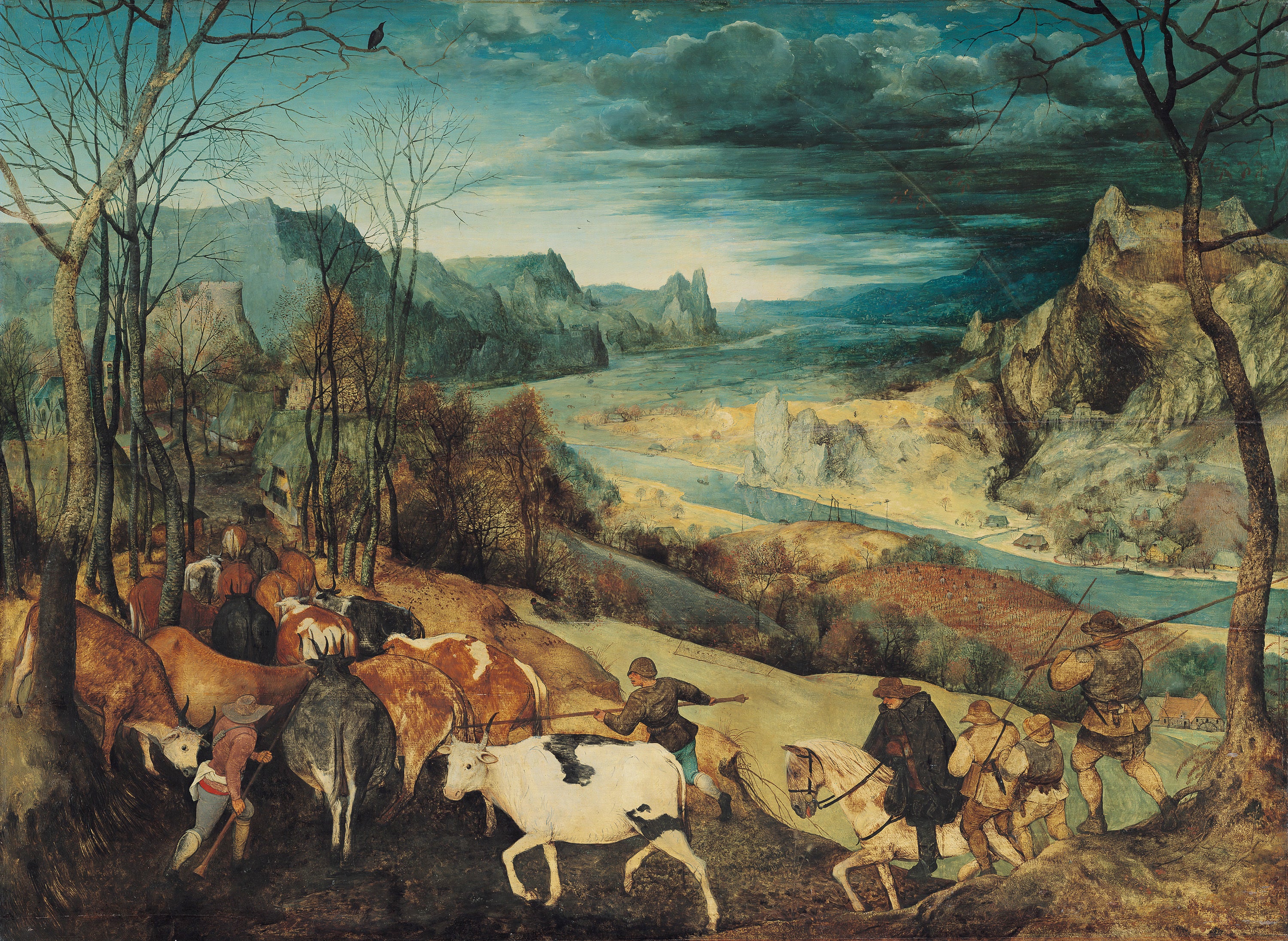 The Return of the Herds - Pieter Brueghel the Elder