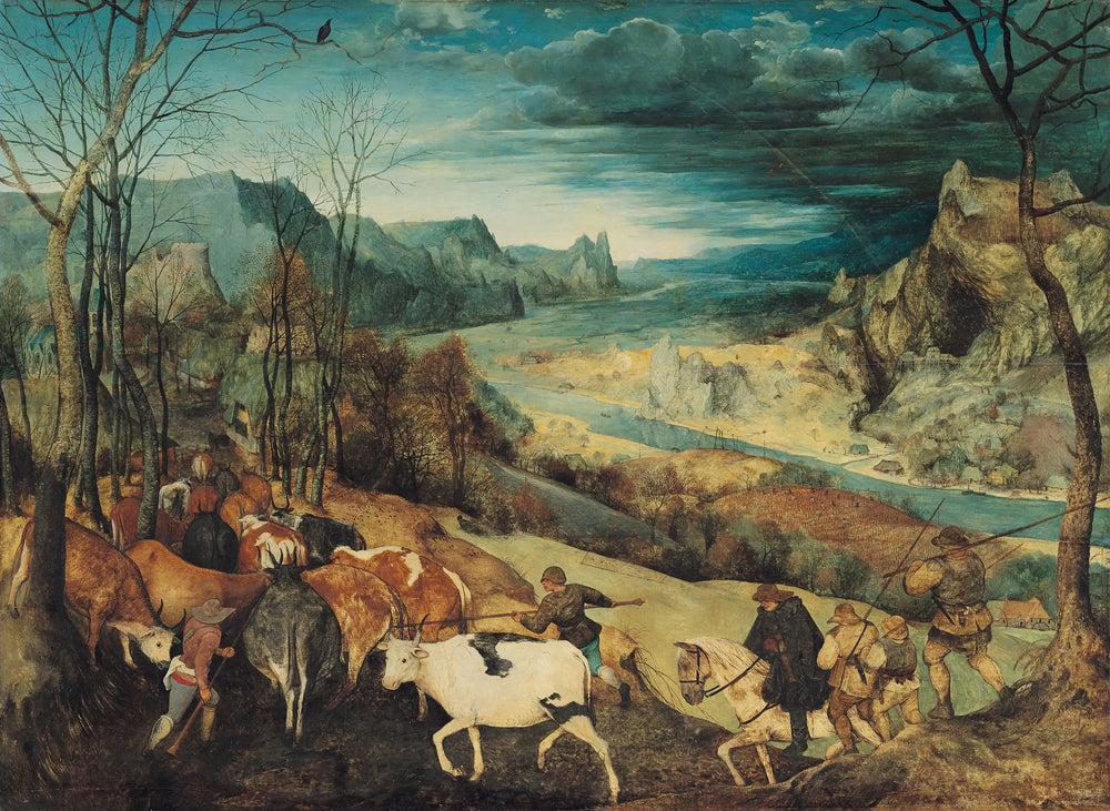 La Rentrée des troupeaux - Pieter Brueghel the Elder - Alpha Reproduction