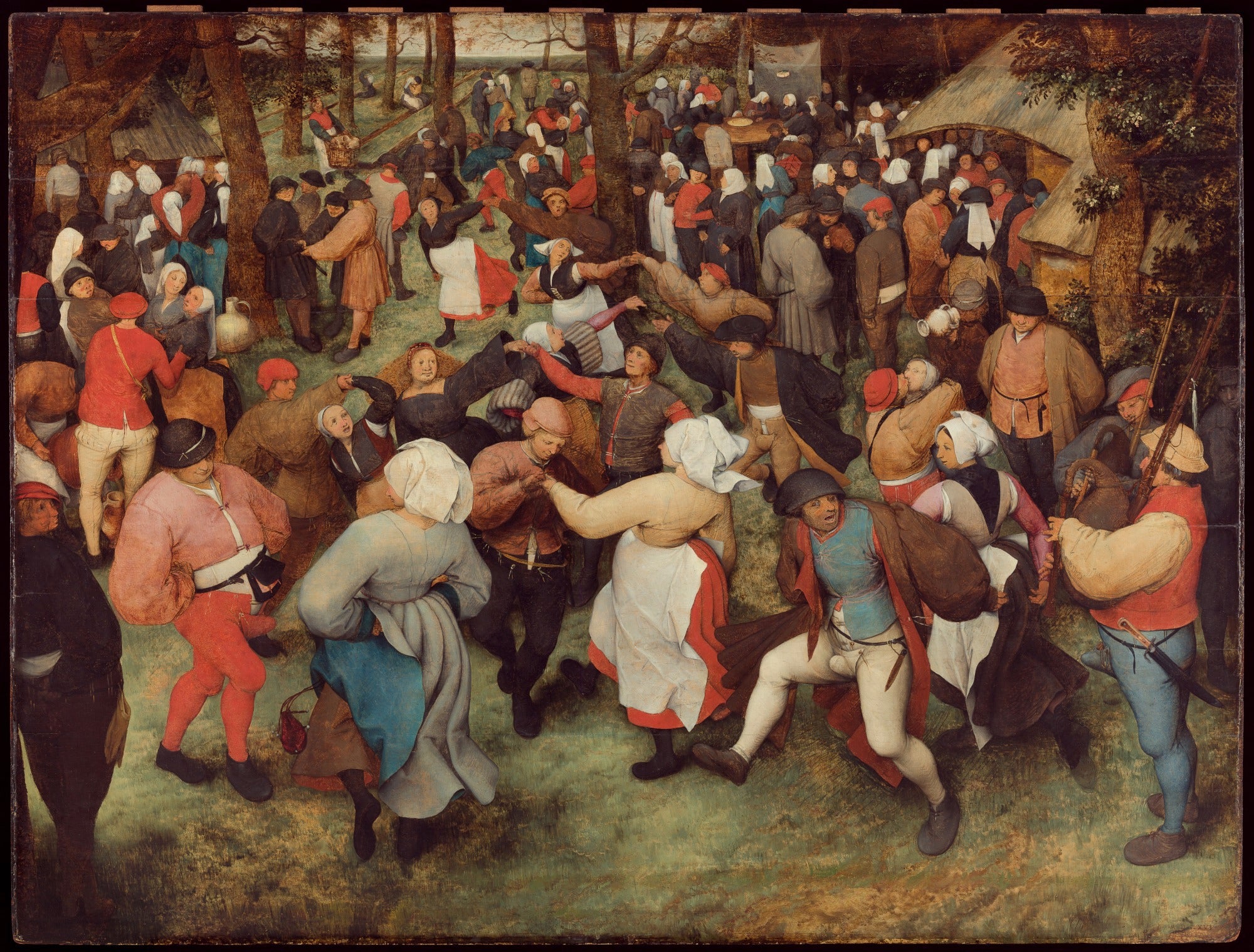 The Bride's Dance in the Open Air - Pieter Brueghel the Elder