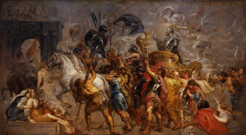 The Triumphal Entry of Henry IV into Paris - Peter Paul Rubens