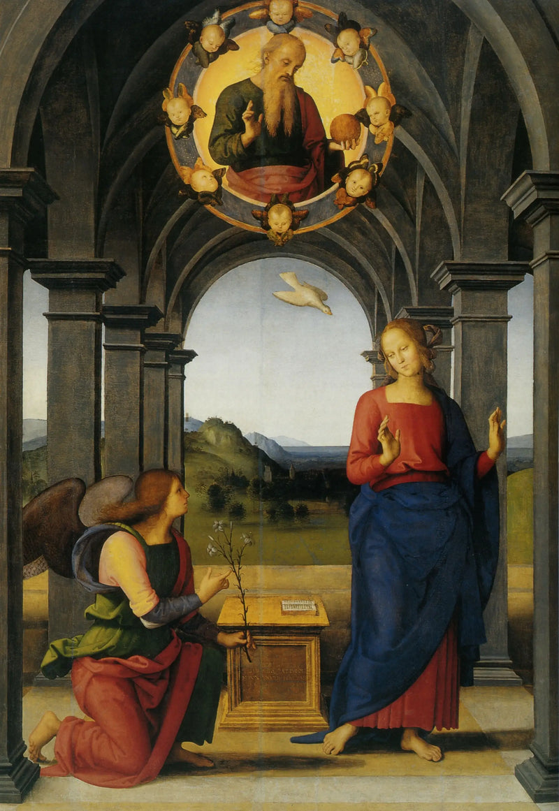 The Annunciation of Fano - Pietro Perugino