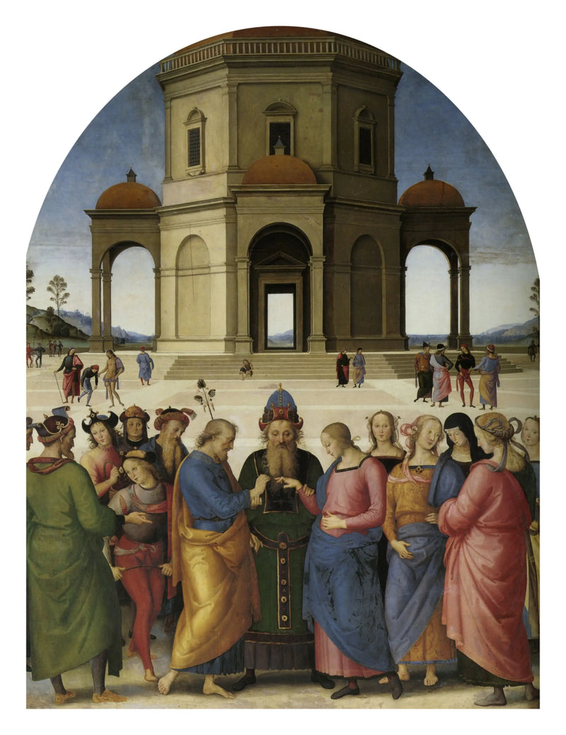 The Marriage of the Virgin - Pietro Perugino