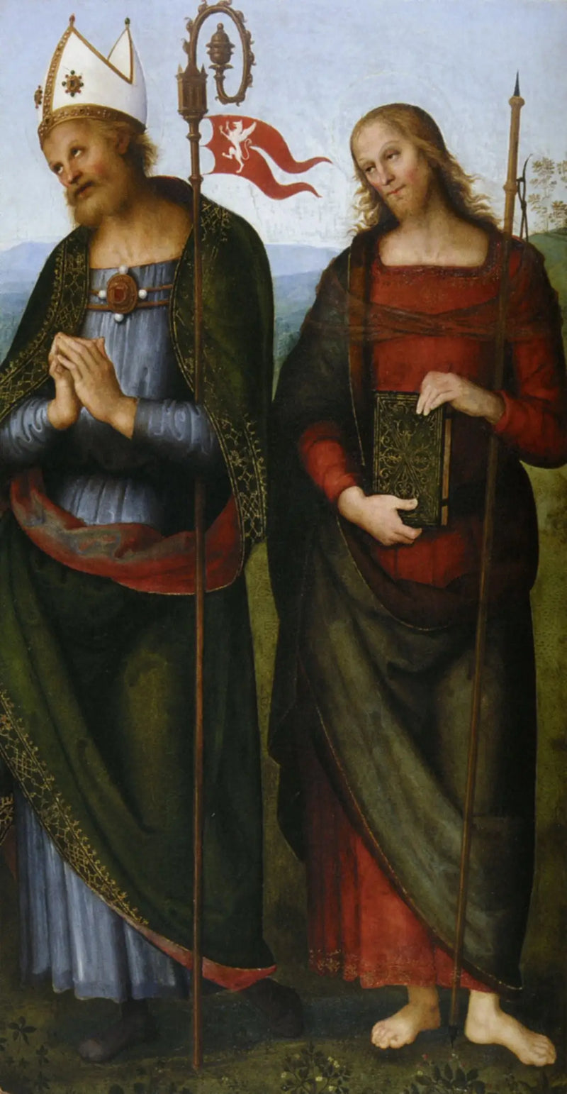 Saint Herculan and Saint James the Greater - Pietro Perugino