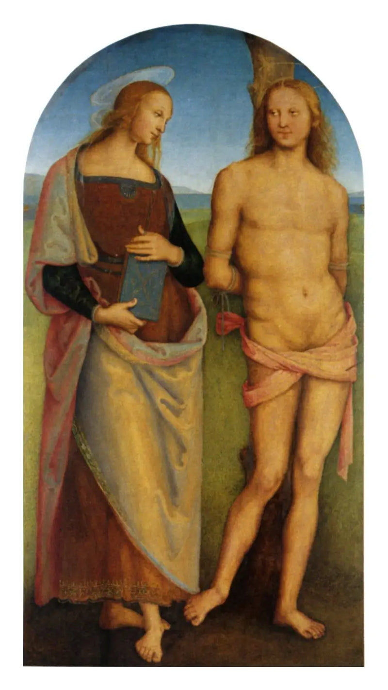 Saint Sebastian and Saint Apollonia - Pietro Perugino