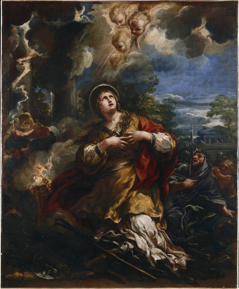 Saint Martine Refuses to Worship Idols - Pietro da Cortona