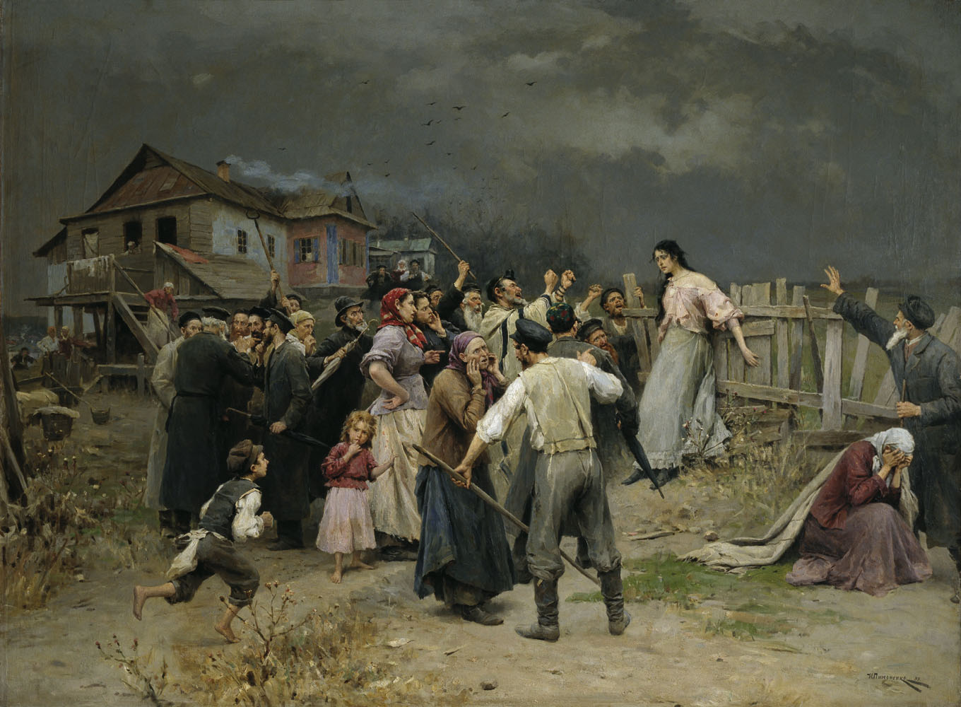 Victime du fanatisme, Mykola Pymonenko, 1899