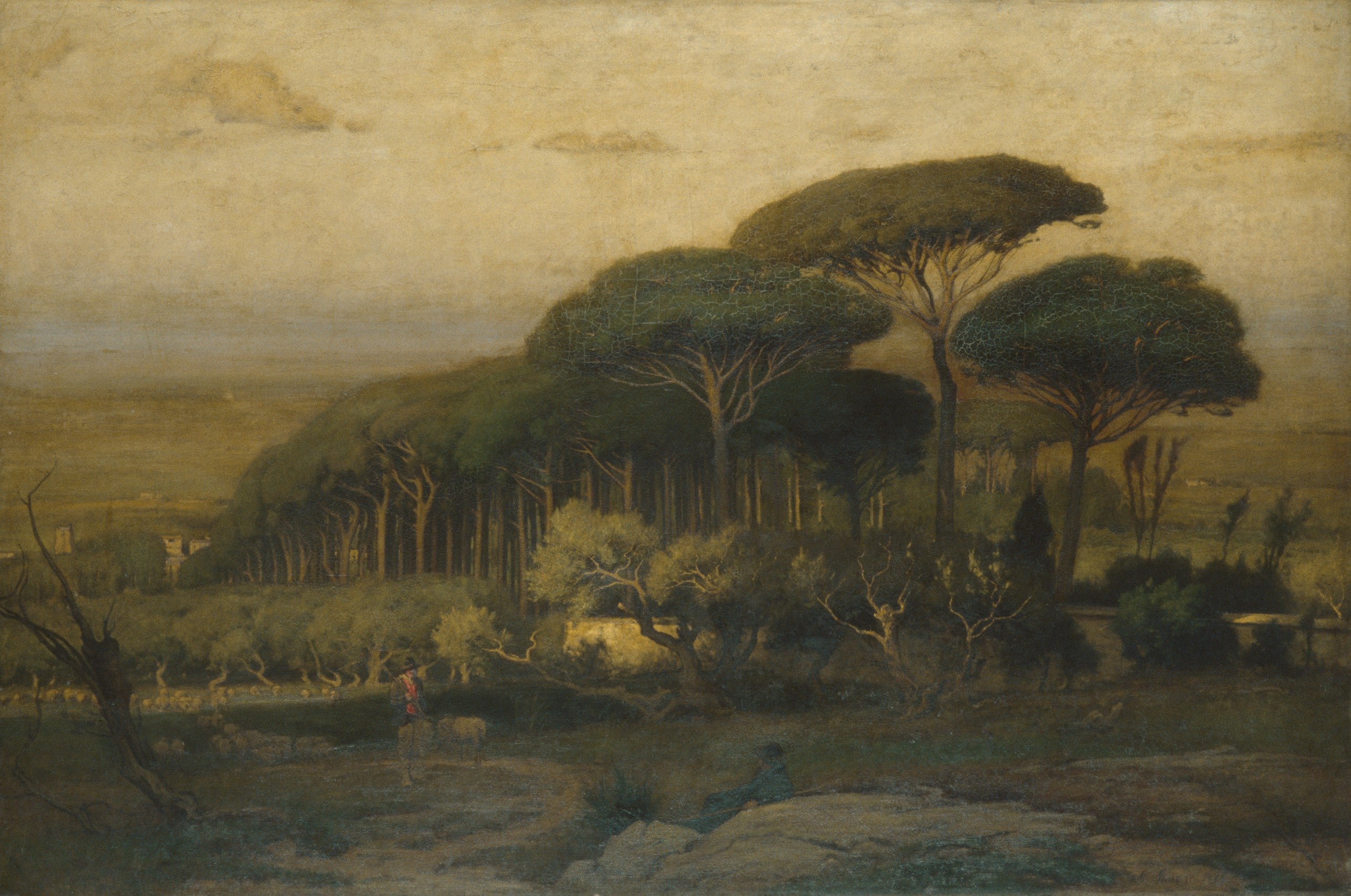 Pinède de la Villa Barberini - George Inness