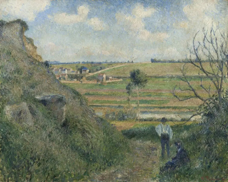 Hollow Path, View of Épluches - Camille Pissarro