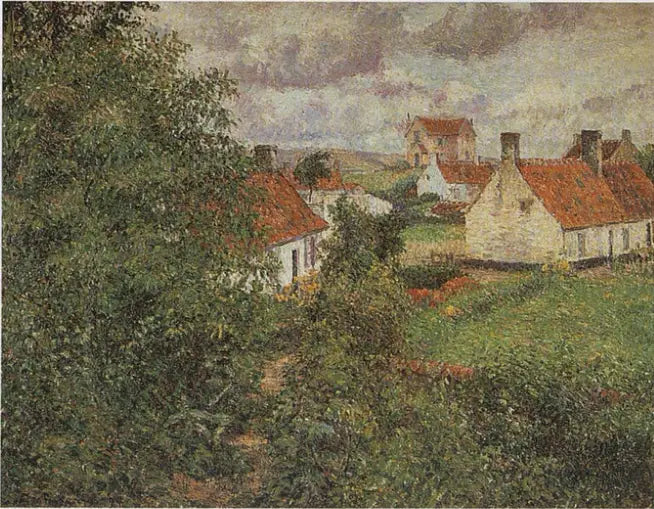 Houses in Knokke - Camille Pissarro