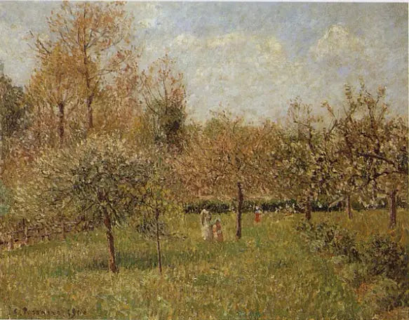 Spring at Éragny - Camille Pissarro