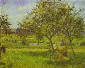 The Wheelbarrow, Beadle - Camille Pissarro
