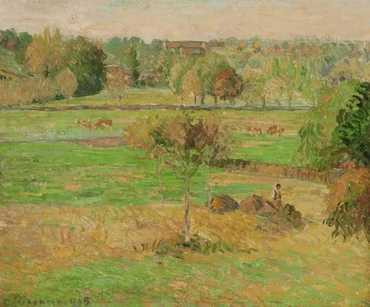 Autumn at Éragny - Camille Pissarro