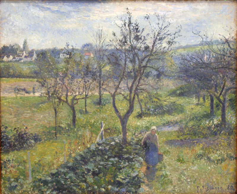 The Gardens of Valhermeil, Auvers-sur-Oise - Camille Pissarro