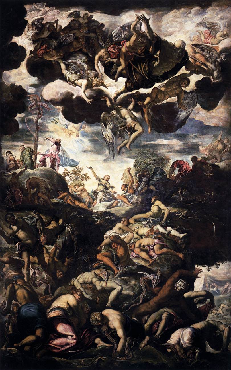 Le Serpent d’airain - Jacopo Tintoretto - Alpha Reproduction