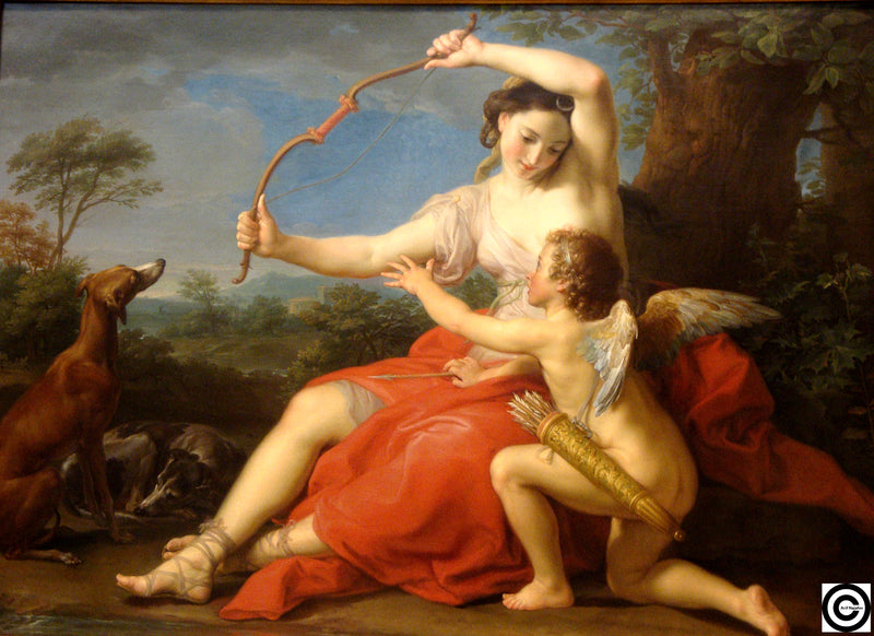 Diane and Cupid - Pompeo Batoni