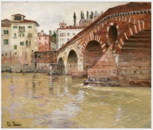 Ponte Vecchio, Verona - Frits Thaulow