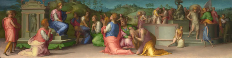 The Brothers of Joseph Demand Help - Pontormo