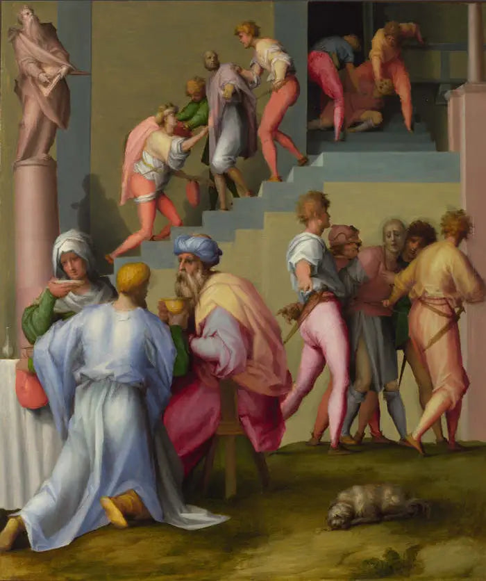 Pharaoh with his butler and his baker - Pontormo