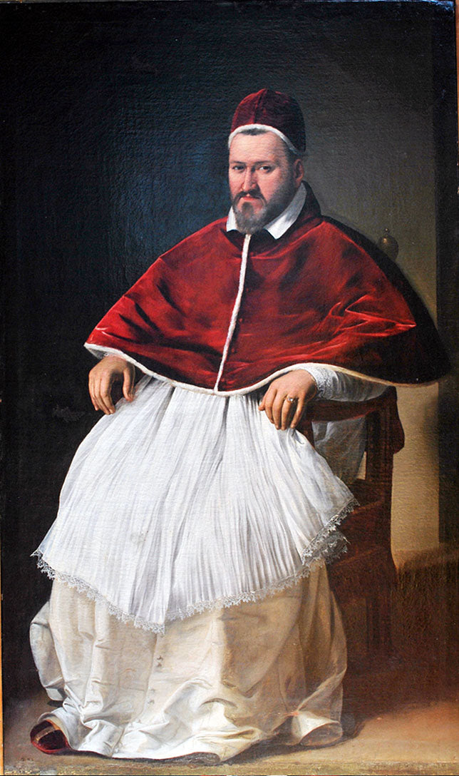 Reproduction du tableau « Portrait du pape Paul V - Le Caravage » par Alpha Reproduction en peinture à l’huile