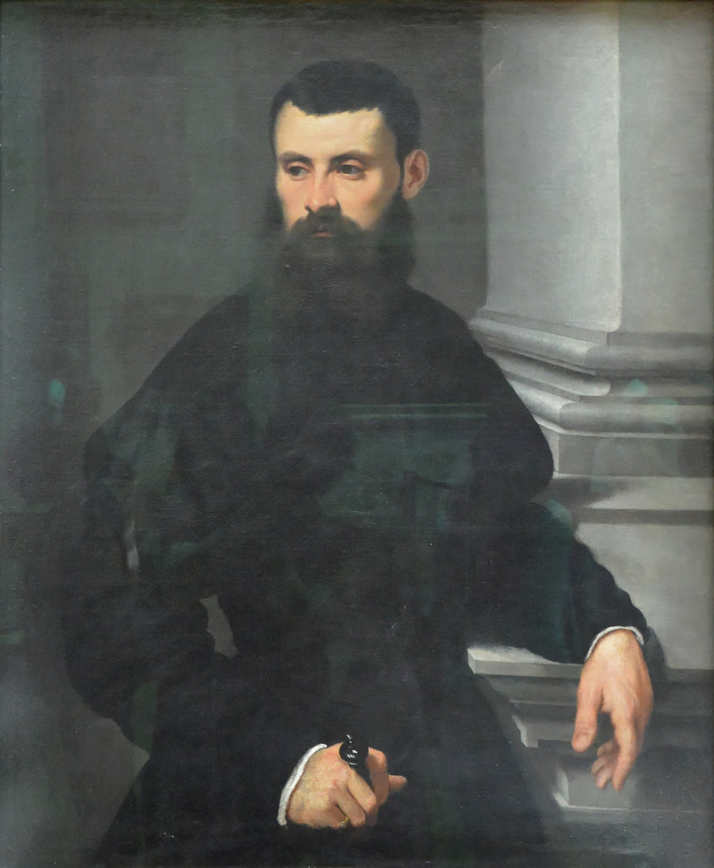 Portrait of a Gentleman, Hand on Sword - Jacopo Tintoretto