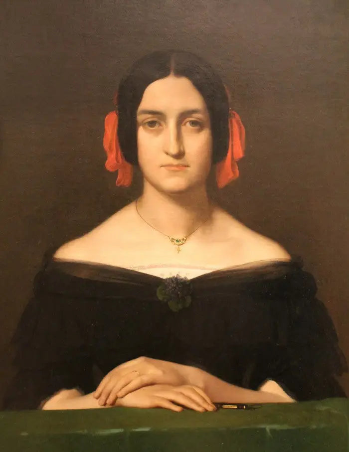 Portrait of Madame Oudiné - Hippolyte Flandrin