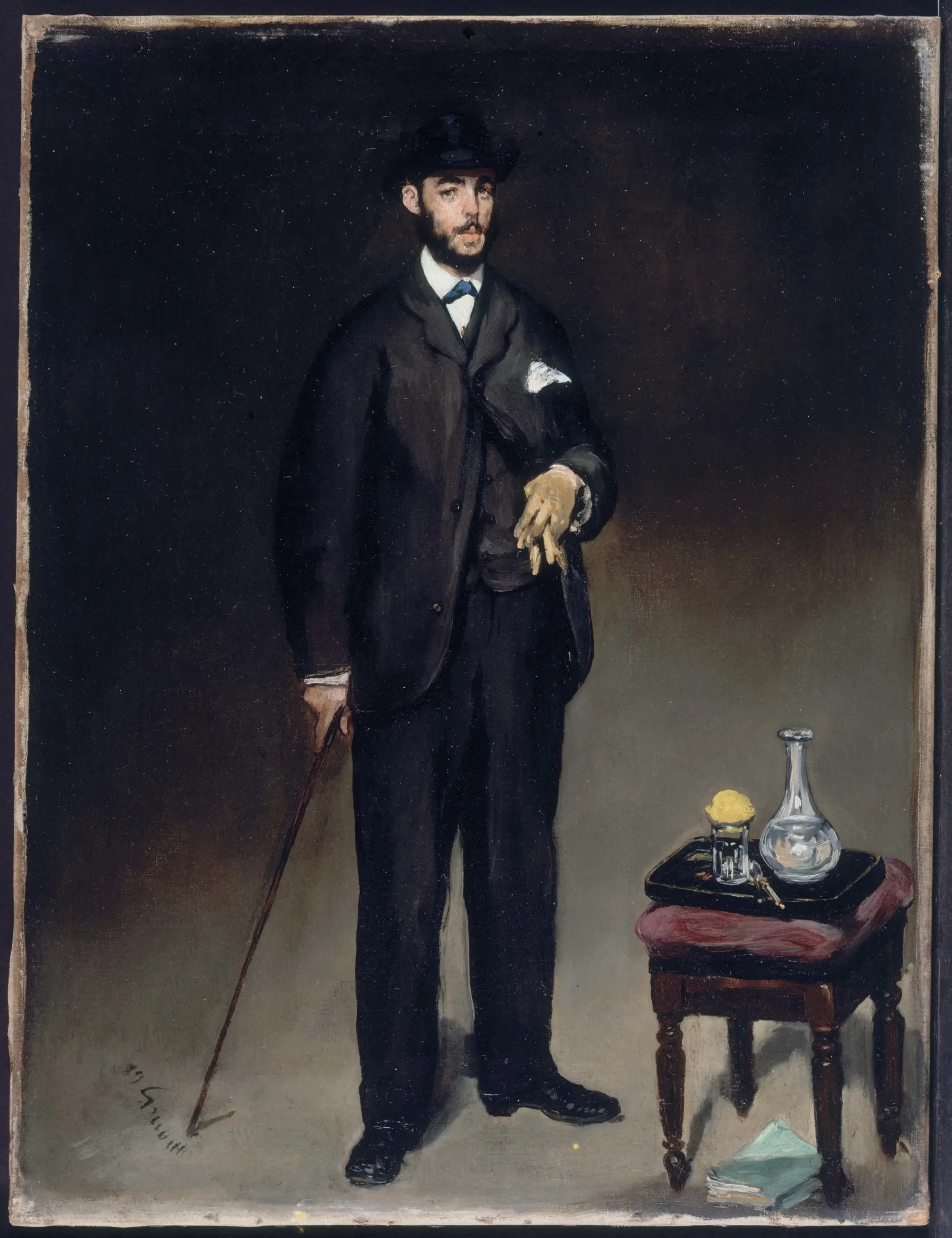 Reproduction du tableau « Portrait de Théodore Duret - Édouard Manet » par Alpha Reproduction en peinture à l’huile