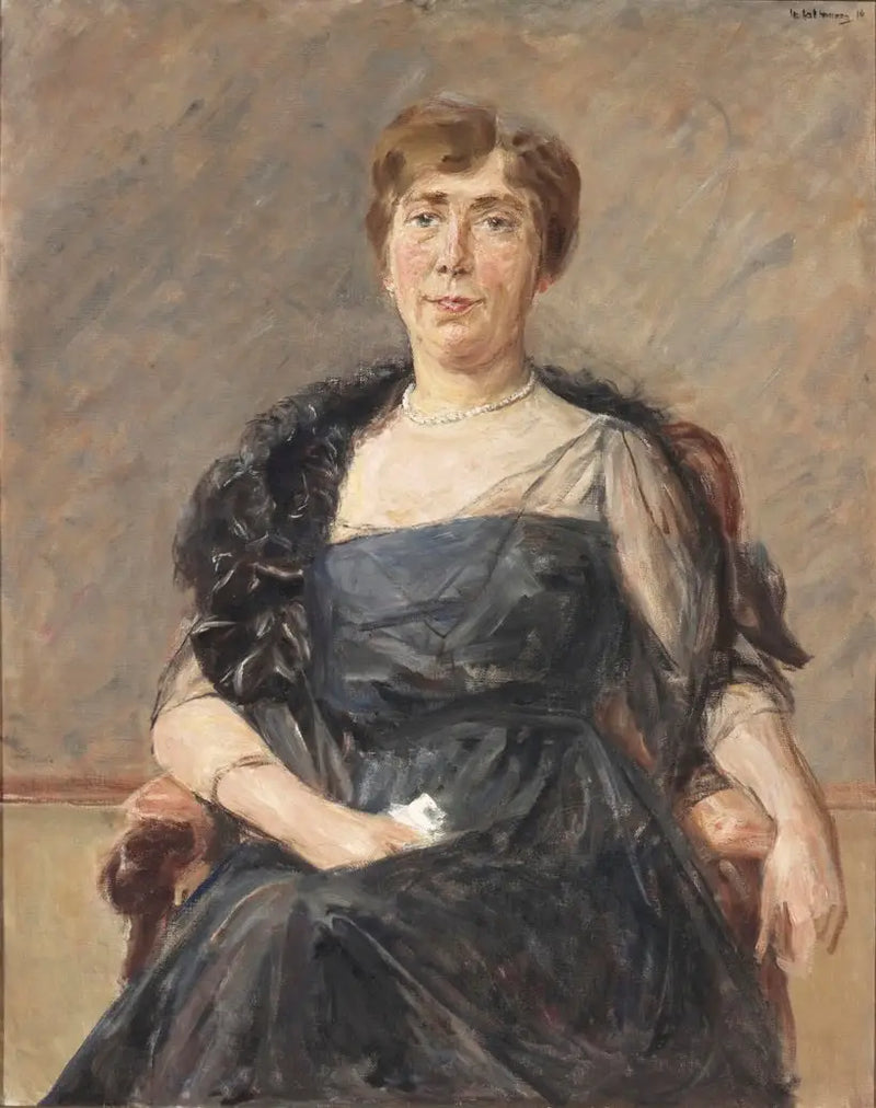Portrait of Jeanette Cornelia A. Onnes van Nijenrode-Cockuijt (1883-1936) - Max Liebermann