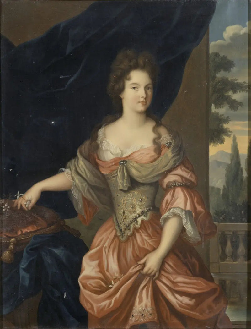 Marie-Anne de Bourbon, Duchess of Vendôme (1678-1718) - Hippolyte Flandrin