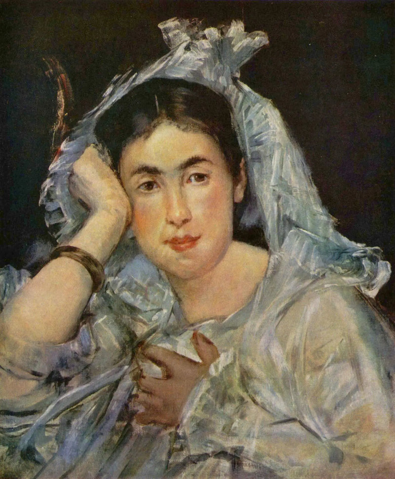 Marguerite de Conflans with Hood - Édouard Manet