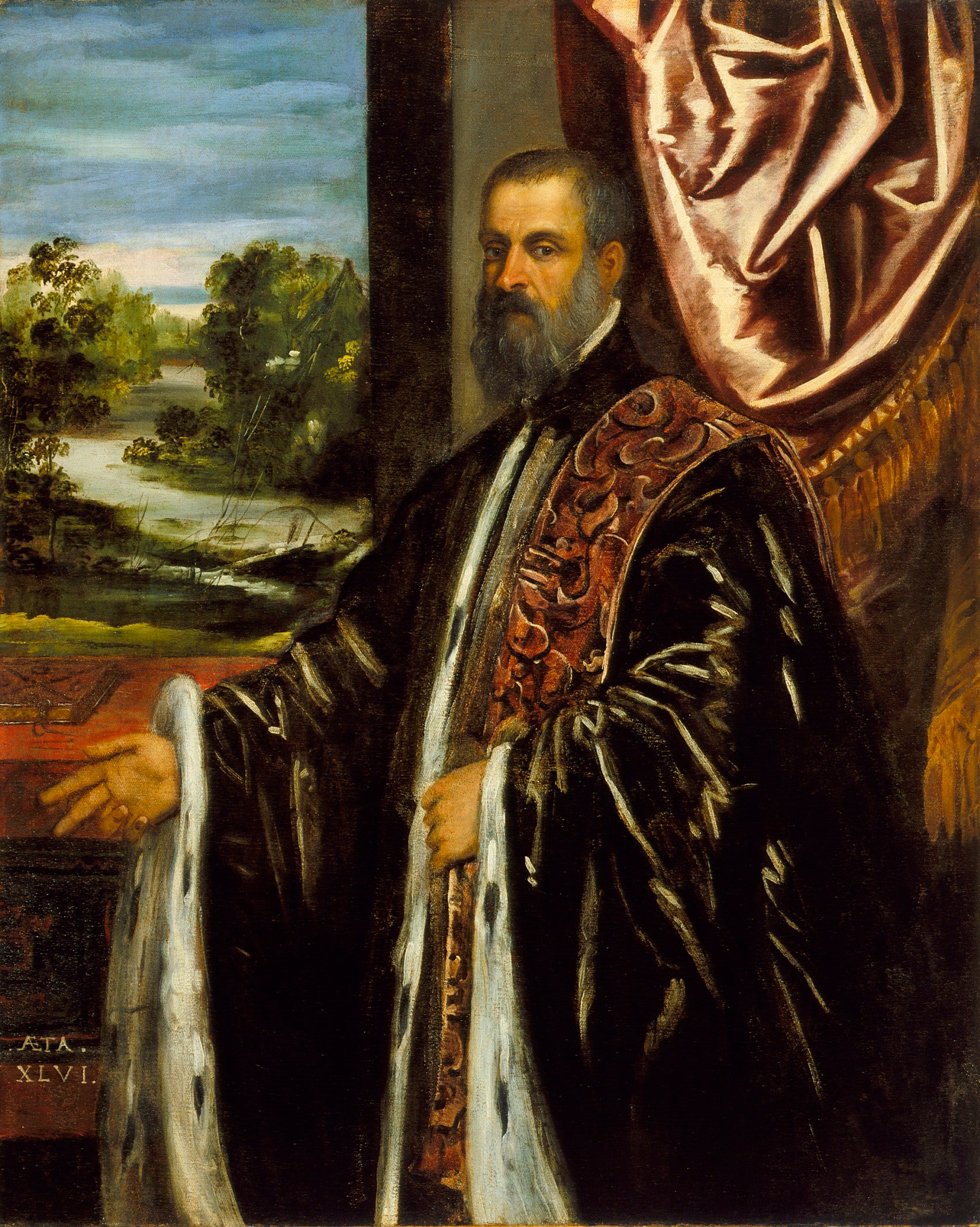 Portrait de Marino Grimani - Jacopo Tintoretto - Alpha Reproduction
