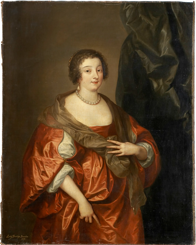 Portrait of Penelope Naunton, Lady Herbert - Antoine van Dyck