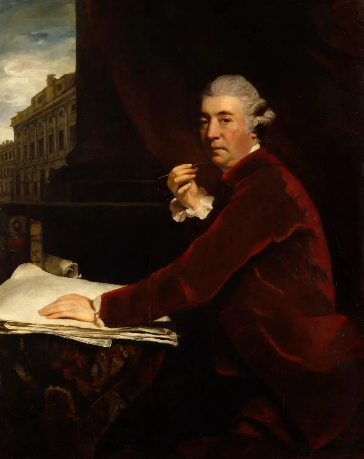 Portrait de Sir William Chambers - Joshua Reynolds - Alpha Reproduction
