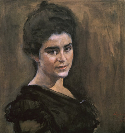 Portrait of Sophie Dragomirova-Lukomskaya - Valentin Serov