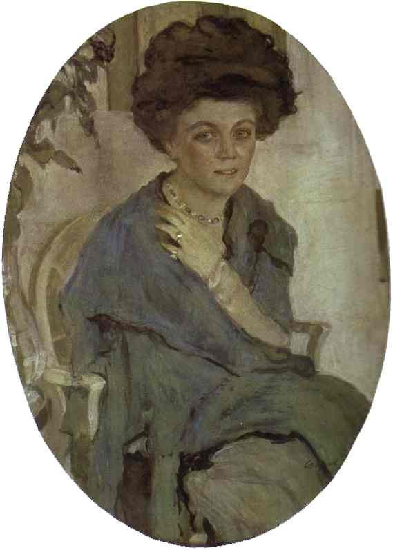 Portrait of Yelena Oliv - Valentin Serov