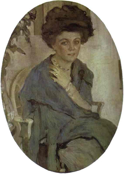Portrait of Yelena Oliv - Valentin Serov