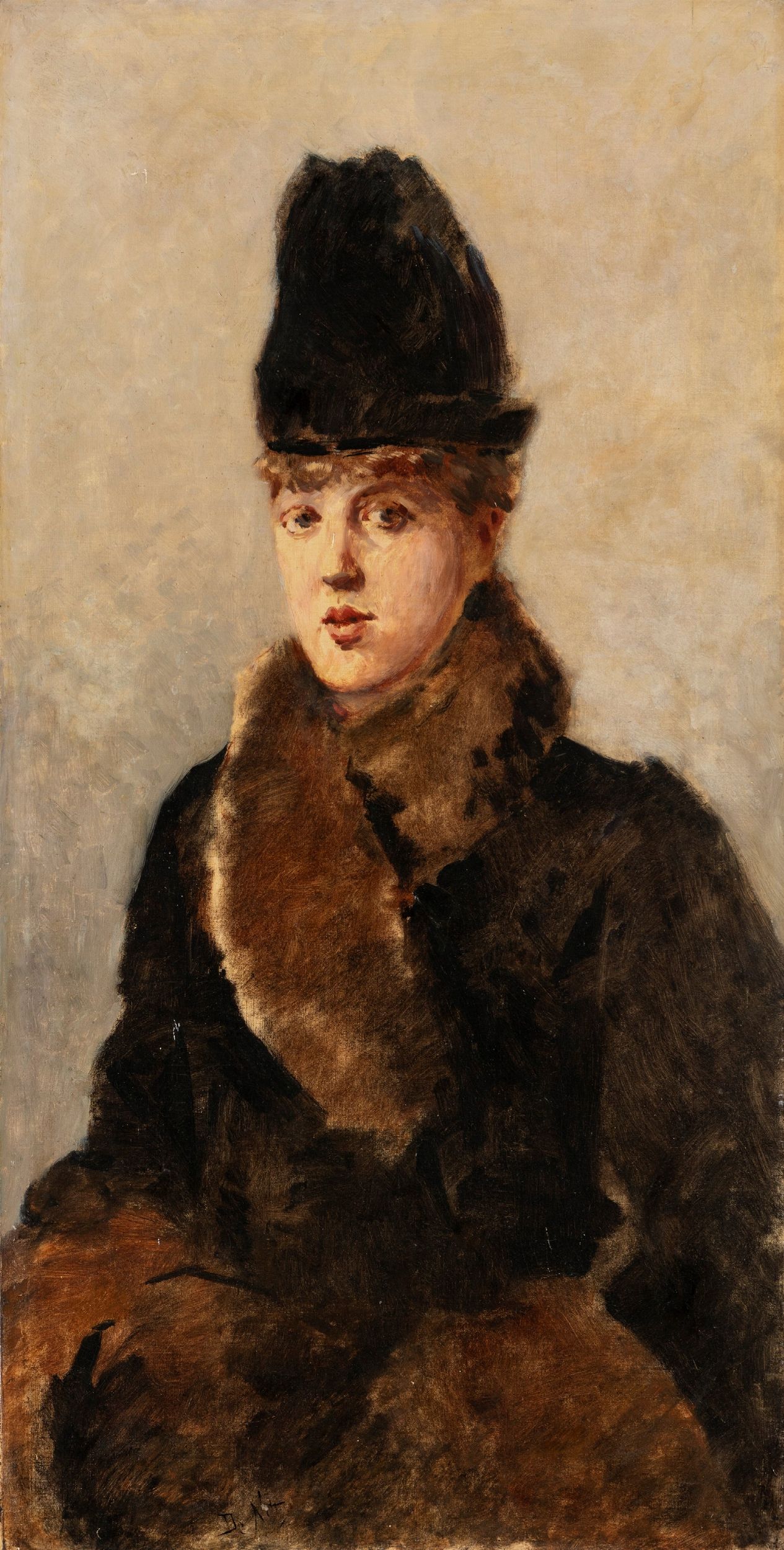 Portrait d’une Parisienne - Giuseppe De Nittis - Alpha Reproduction