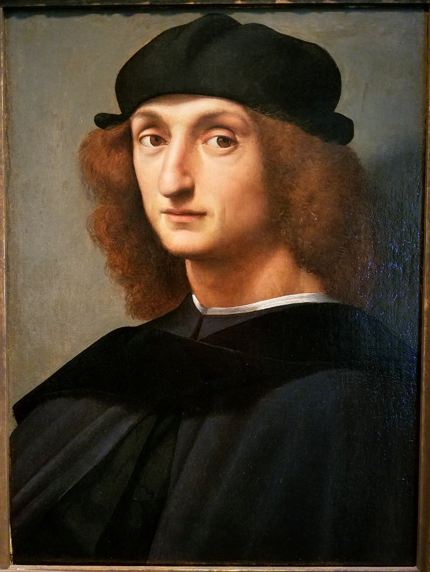 Reproduction du tableau « Portrait d'un jeune homme - Raphaël Sanzio » par Alpha Reproduction en peinture à l’huile