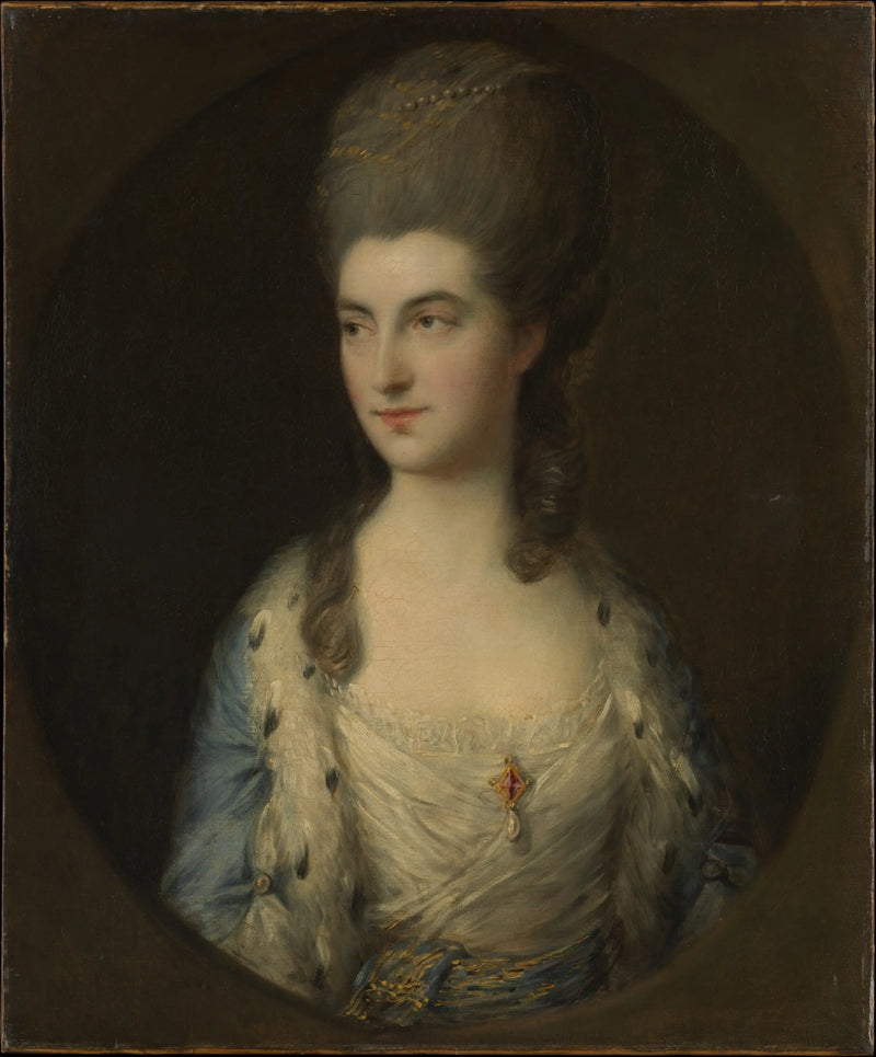 Portrait of a Young Woman, known as Miss Sparrow - Thomas Gainsborough