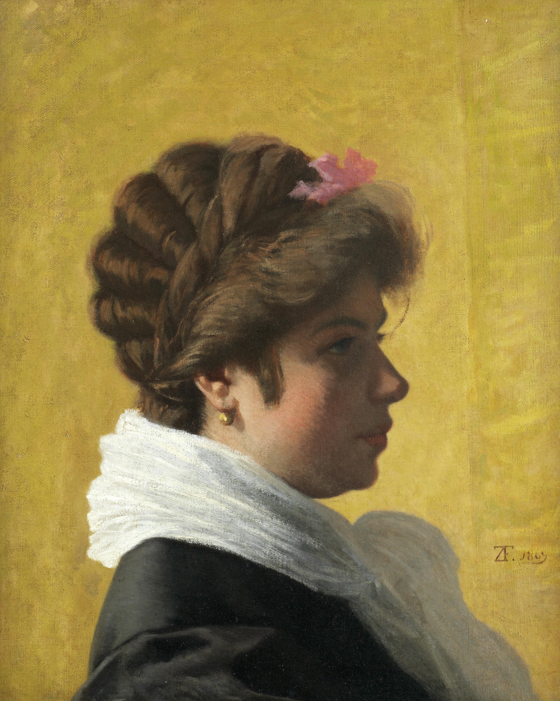 Portrait d’une dame - Federico Zandomeneghi - Alpha Reproduction