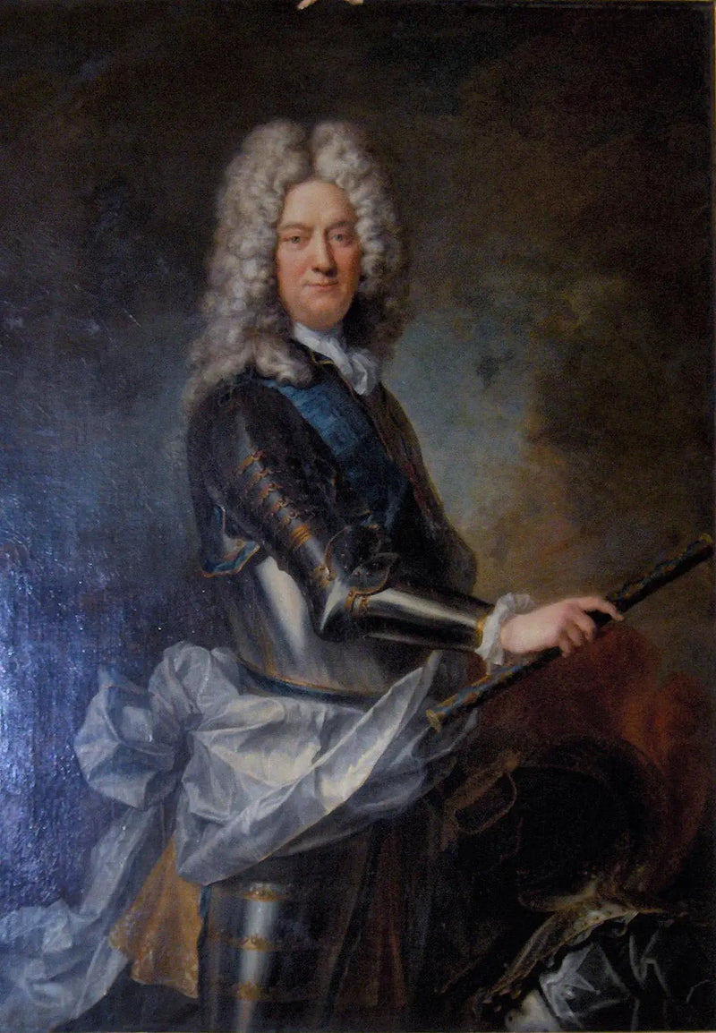 Portrait of Charles-Armand de Gontaut, duc de Biron, Marshal of France - Hyacinthe Rigaud