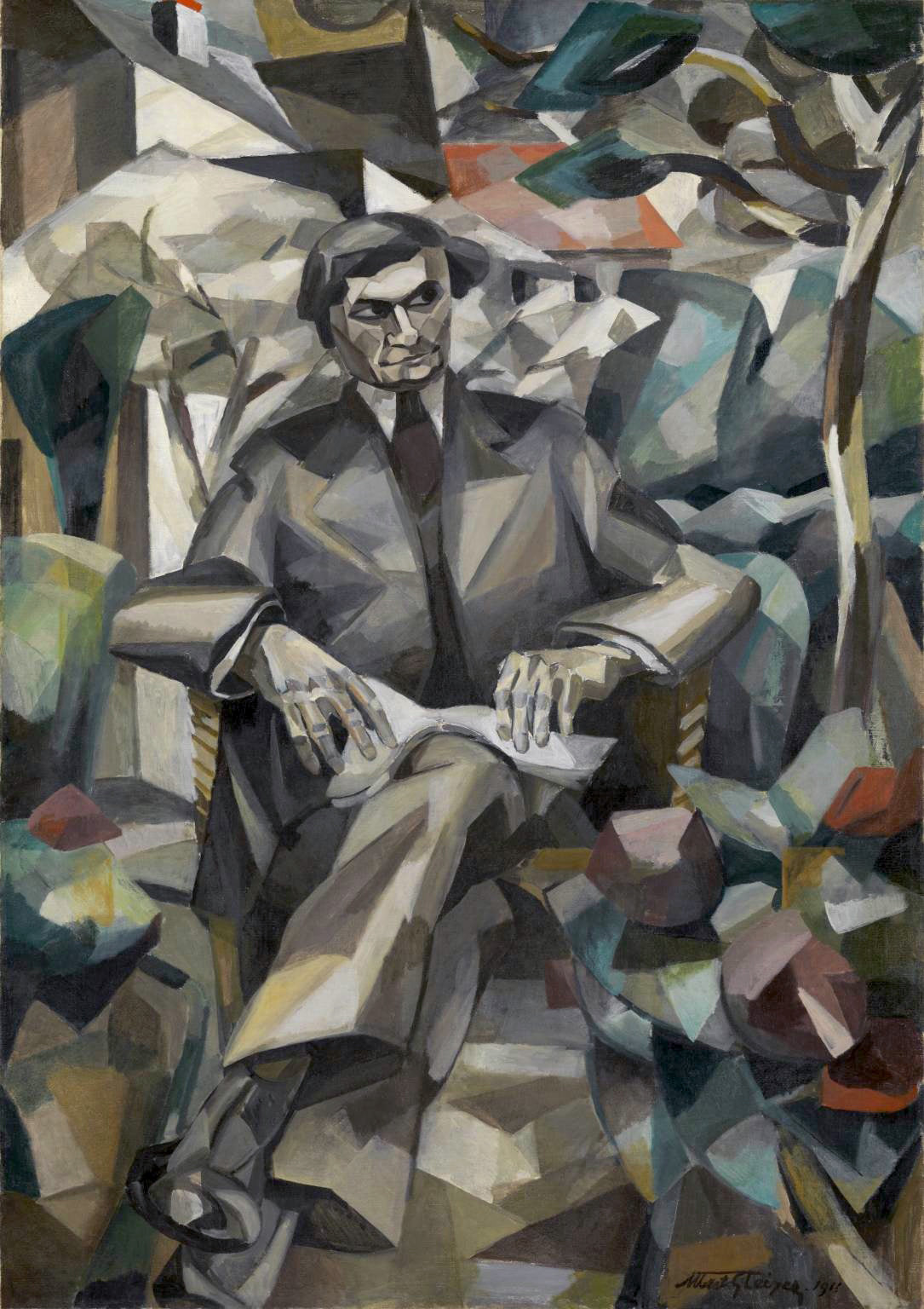Portrait of Jacques Nayral – Albert Gleizes (1911)