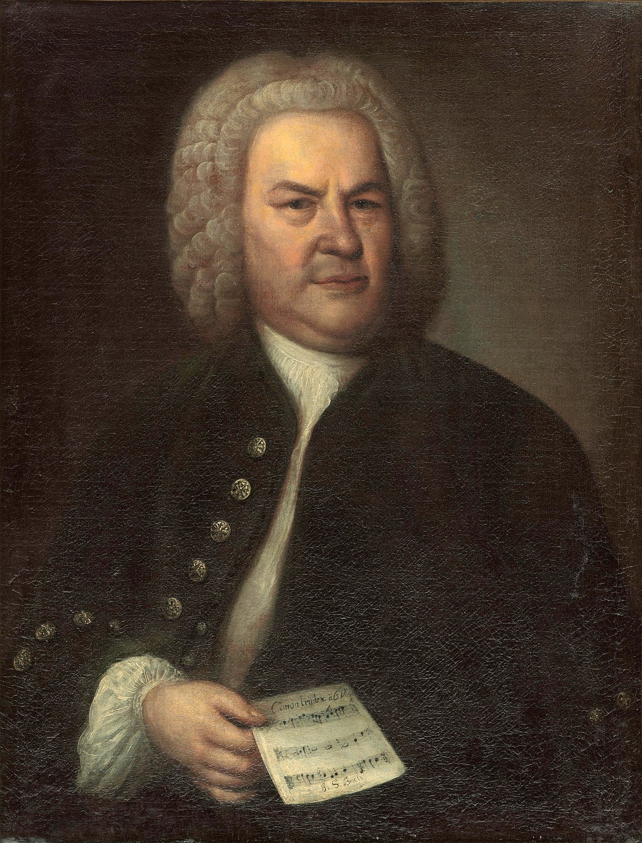 Portrait of Jean Sébastien Bach by Elias Gottlob Haussmann