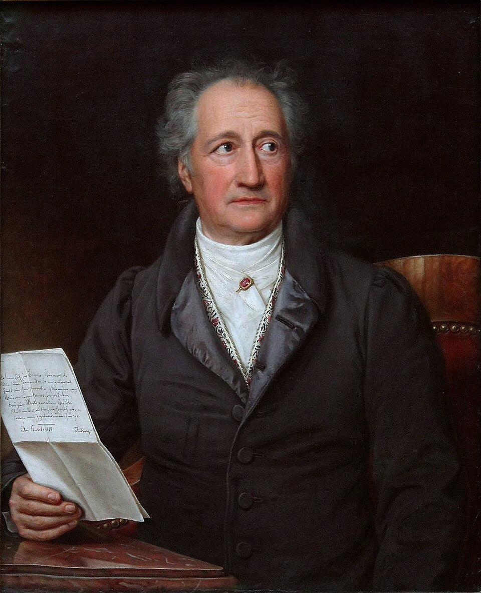 Portrait of Johann Wolfgang von Goethe – Joseph Karl Stieler