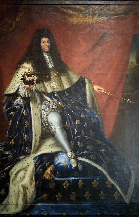 Portrait of Louis XIV in coronation costume – Hyacinthe Rigaud (1701)