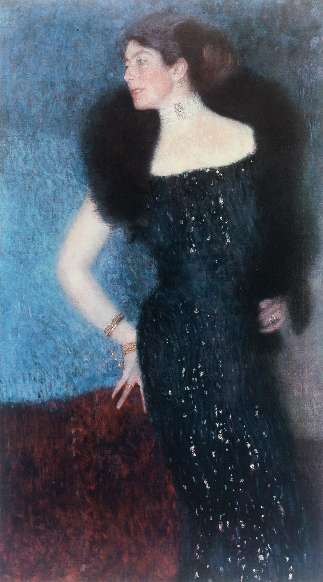 👗 Portrait of Rose von Rosthorn-Friedmann – Gustav Klimt (circa 1900)
