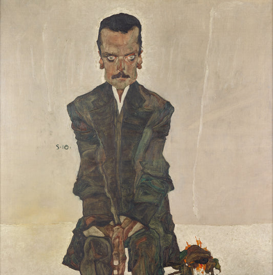 🧠 Portrait of the Publisher Eduard Kosmack – Egon Schiele (1910)
