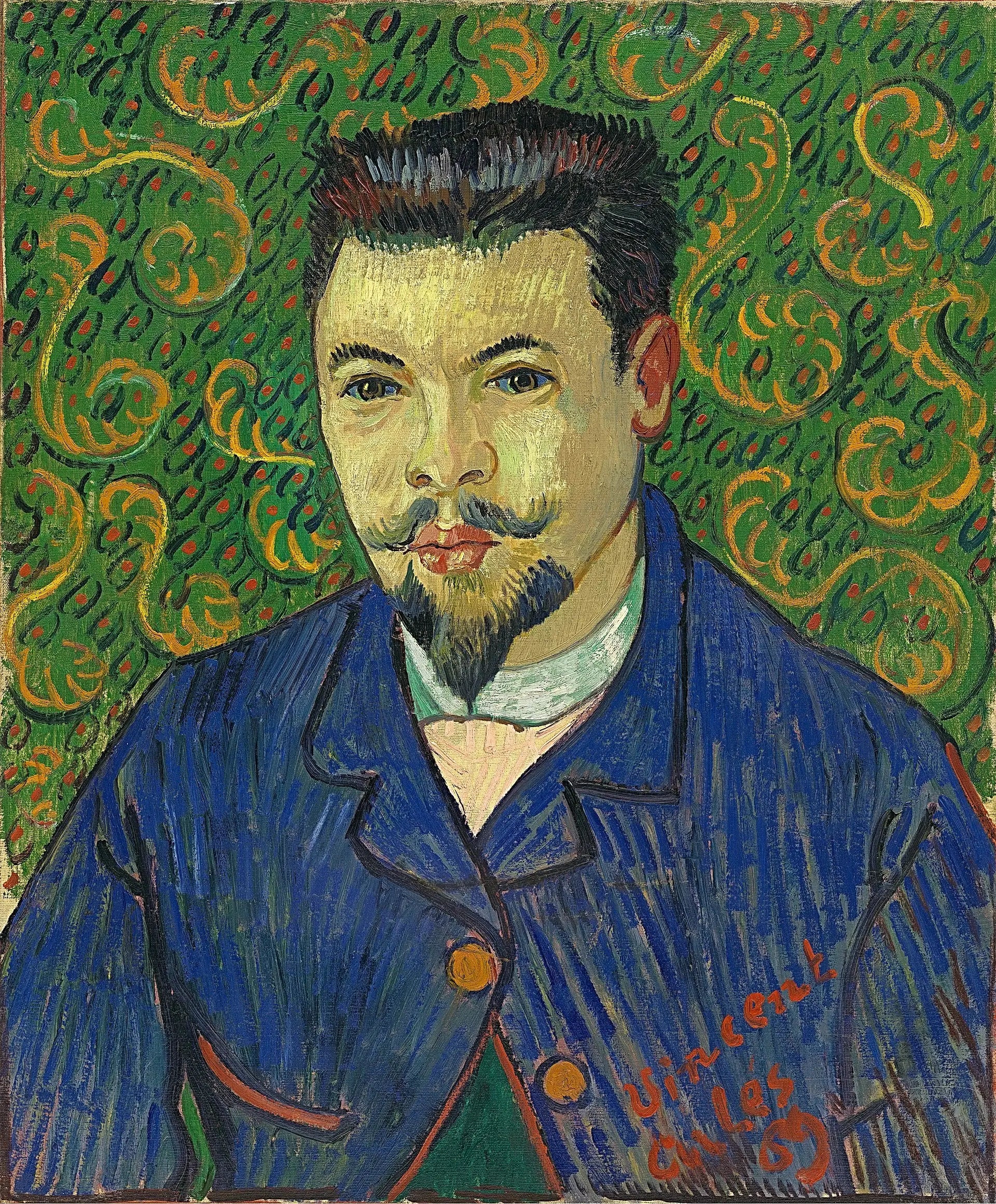 Reproduction du tableau « Portrait du docteur Rey - Vincent van Gogh » par Alpha Reproduction en peinture à l’huile