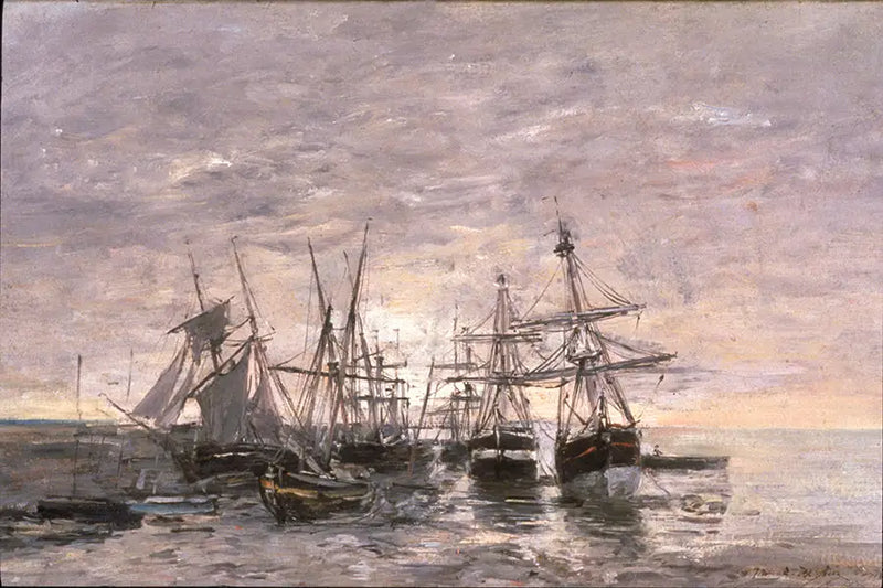 Portrieux - Low Tide - Eugène Boudin